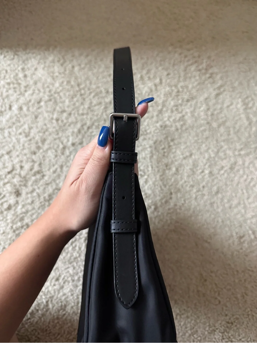 Tory Burch Black Nylon Shoulder Bag